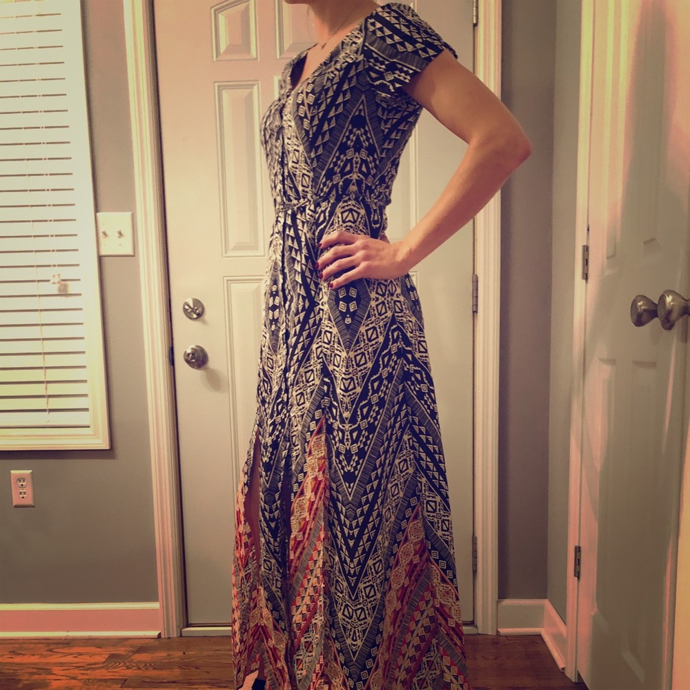 Pretty Aztec-print Dress
